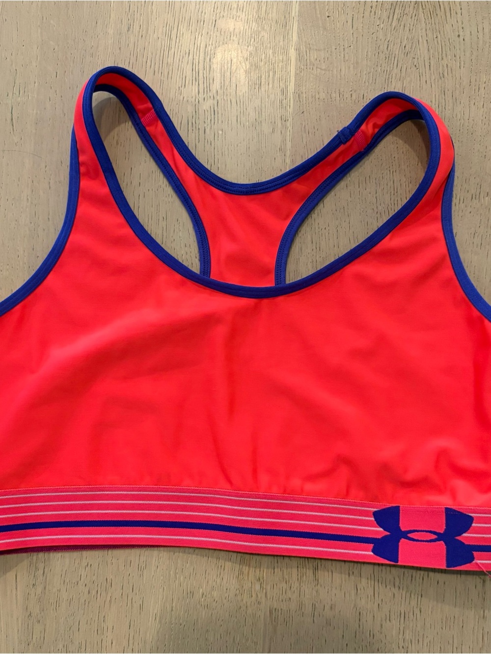 Under Armour Pink & Neon Green Racerback Sports Bras – Pack of 3 - Picture 6 of 7